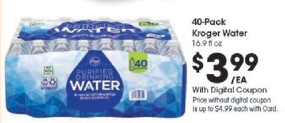 40-Pack Kroger Water