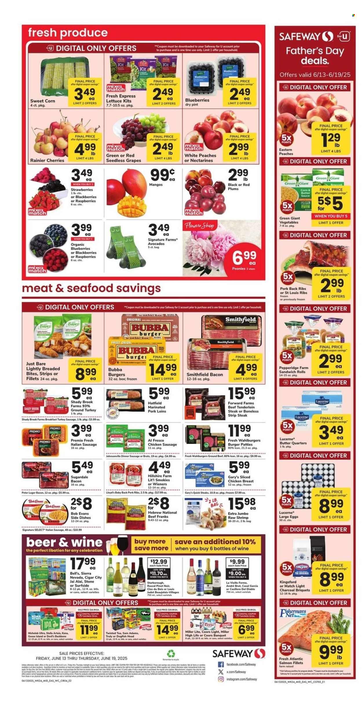 Safeway ad - 06/13/2025 - 06/19/2025. Page 4
