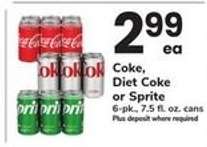 Coke, Diet Coke Or Sprite