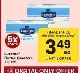 Lucerne Butter Quarters