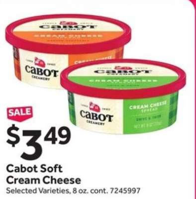 Cabot Soft Cream Cheese