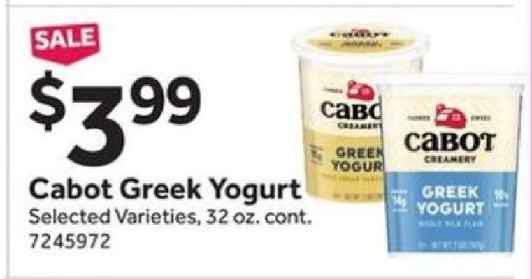 Cabot Greek Yogurt