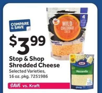 Stop & Shop Shredded Cheese