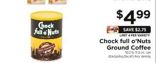Chock full O'Nuts Ground Coffee