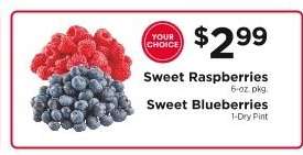 Sweet Raspberries or Sweet Blueberries