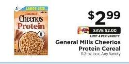 General Mills Cheerios Protein Cereal