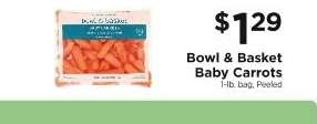 Bowl & Basket Baby Carrots