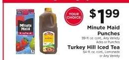 Minute Maid Punches / Turkey Hill Iced Tea