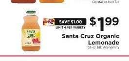 Santa Cruz Organic Lemonade