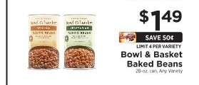 Bowl & Basket Baked Beans