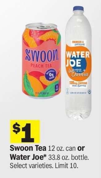 Swoon Tea or Water Joe