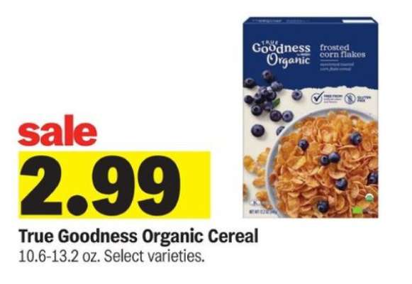 True Goodness Organic Cereal