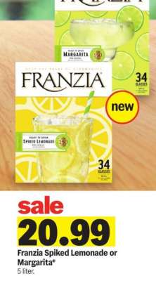 Franzia Spiked Lemonade or Margarita