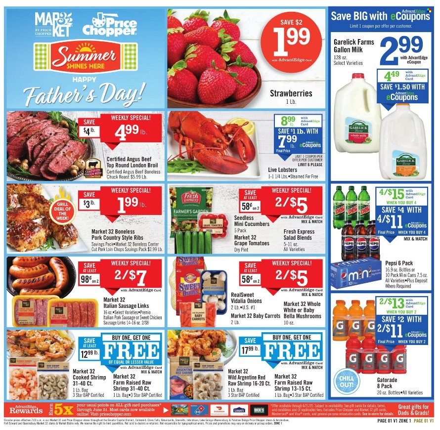Price Chopper ad - 06/15/2025 - 06/21/2025. Page 1
