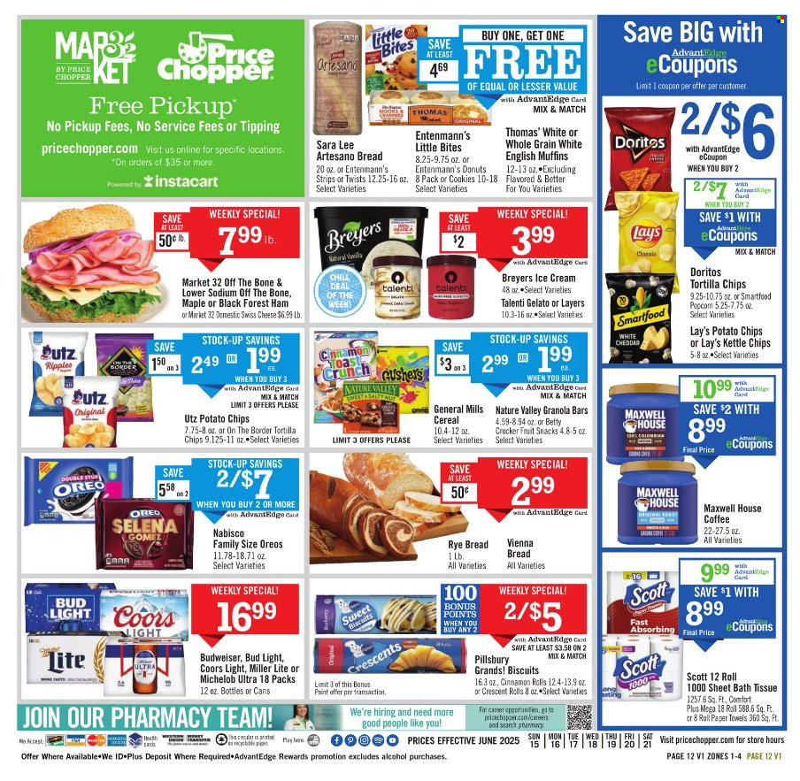 Price Chopper ad - 06/15/2025 - 06/21/2025. Page 12