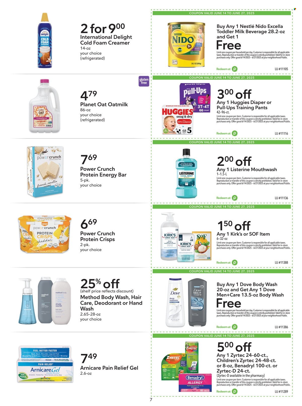 Publix ad - 06/14/2025 - 06/27/2025. Page 7