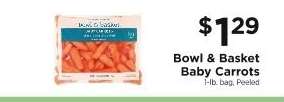 Bowl & Basket Baby Carrots