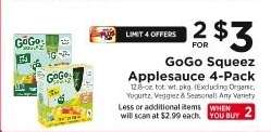 GoGo Squeez Applesauce 4-Pack