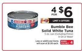 Bumble Bee Solid White Tuna