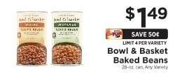 Bowl & Basket Baked Beans