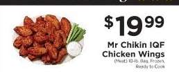 Mr Chikin IQF Chicken Wings