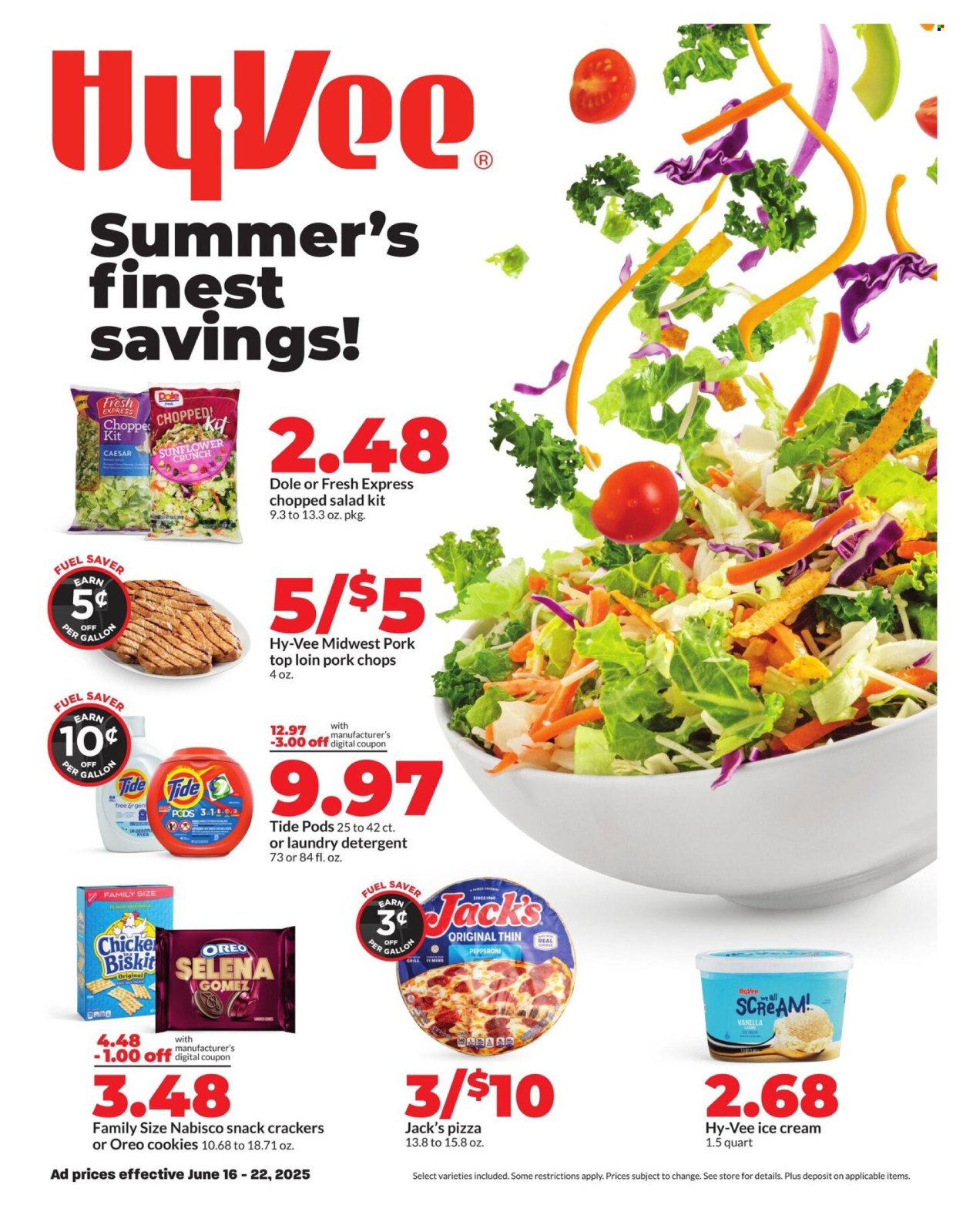 Hy-Vee ad - 06/16/2025 - 06/22/2025. Page 1