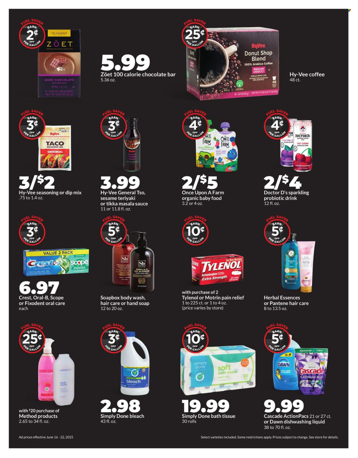 Hy-Vee ad - 06/16/2025 - 06/22/2025. Page 8