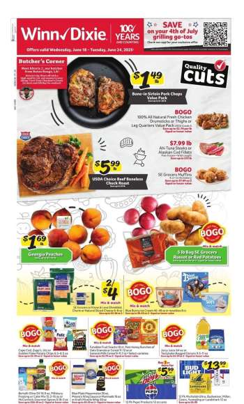 Winn Dixie Flyer - 06/18/2025 - 06/24/2025.