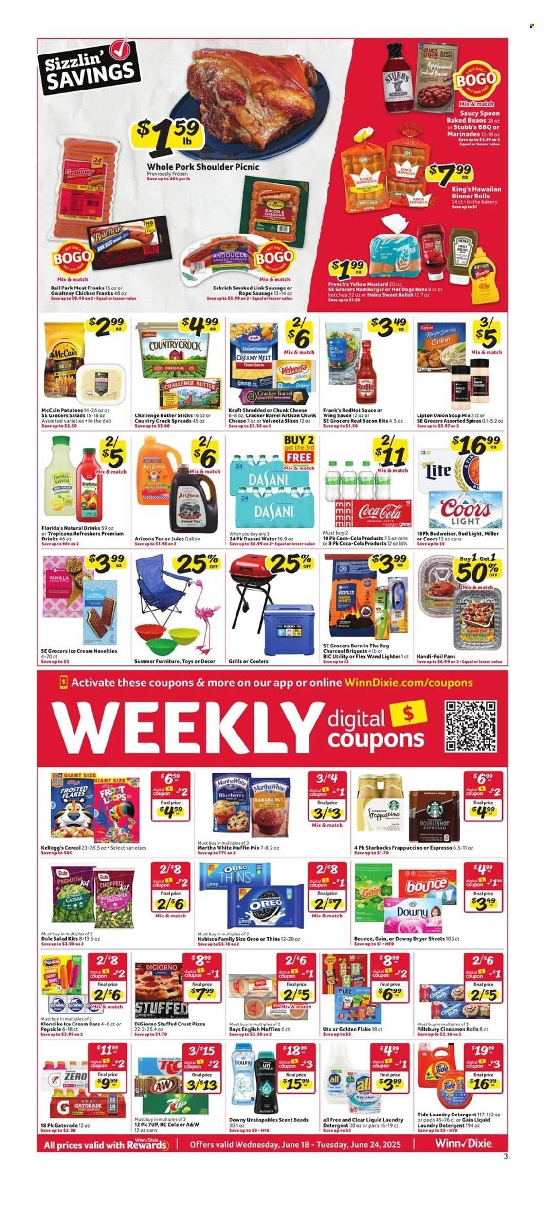 Winn Dixie ad - 06/18/2025 - 06/24/2025. Page 3