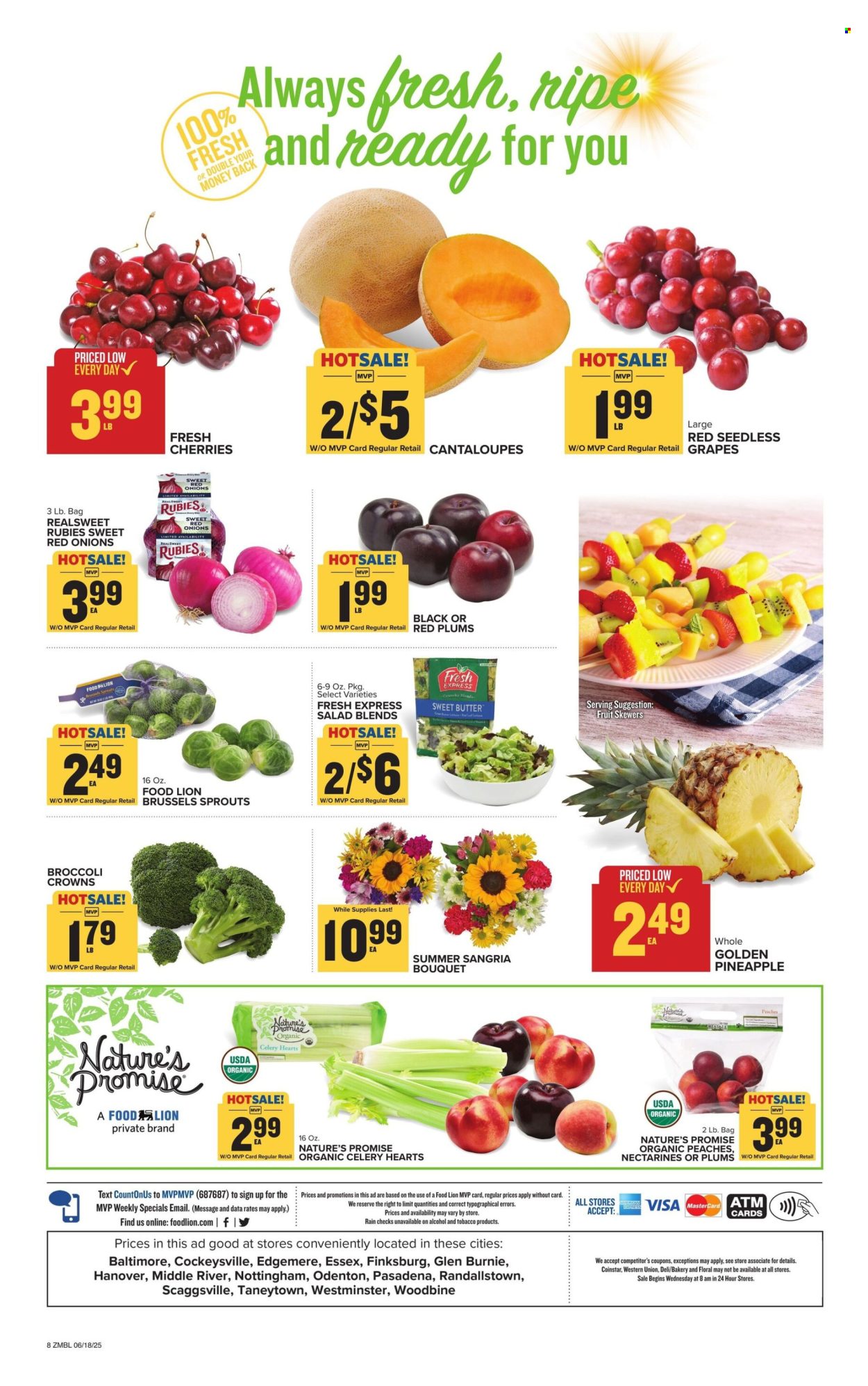 Food Lion ad - 06/18/2025 - 06/24/2025. Page 8
