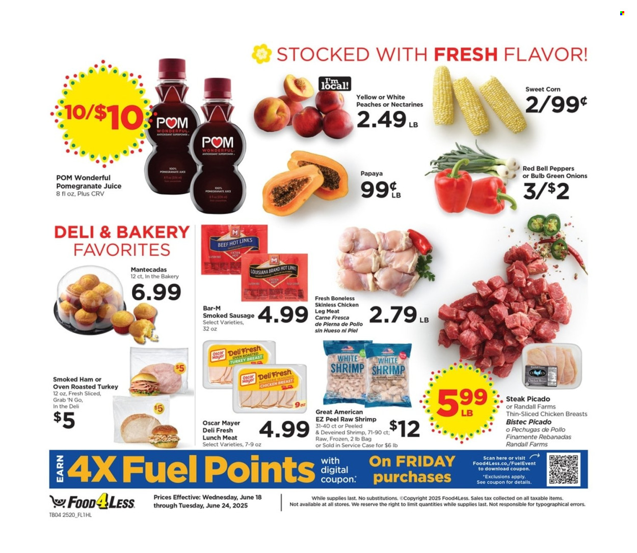 Food 4 Less ad - 06/18/2025 - 06/24/2025. Page 4