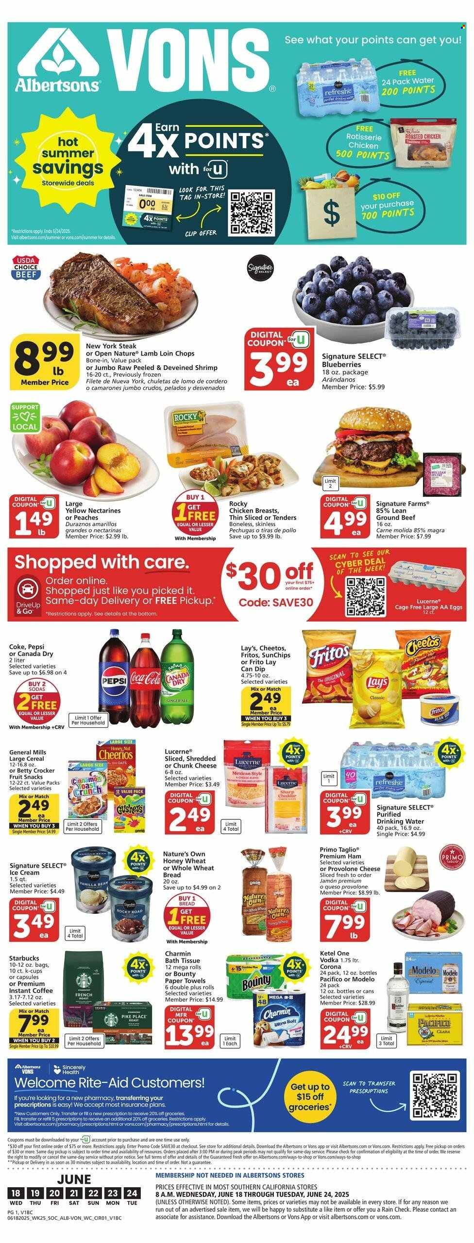 Albertsons ad - 06/18/2025 - 06/24/2025. Page 1