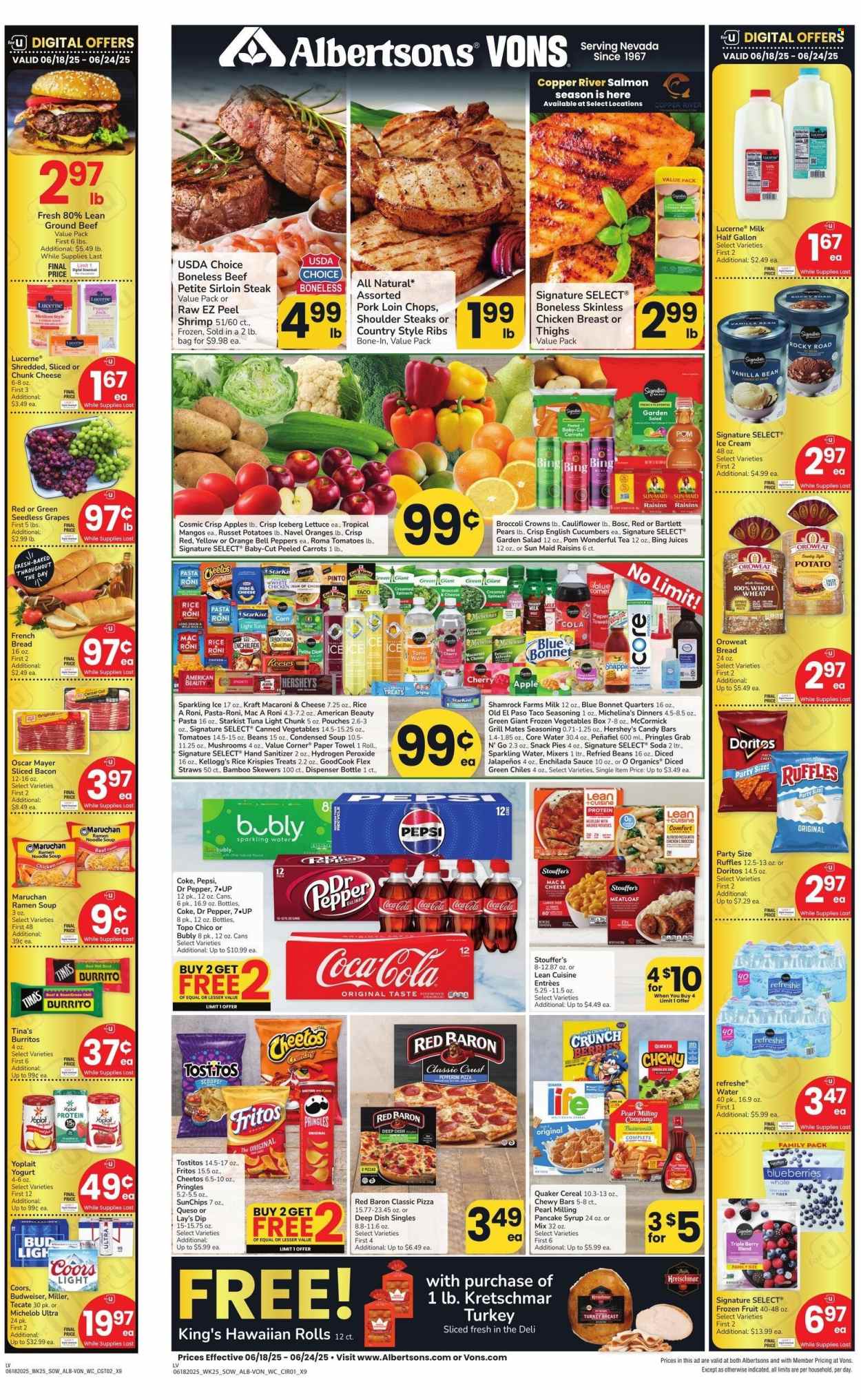 Albertsons ad - 06/18/2025 - 06/24/2025. Page 1