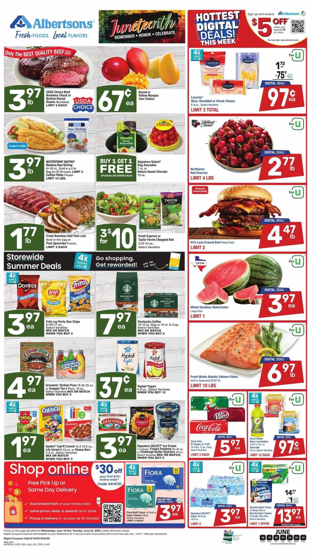 Albertsons ad - 06/18/2025 - 06/24/2025. Page 1