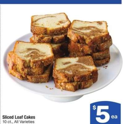 Sliced Loaf Cakes - 10 ct., All Varieties