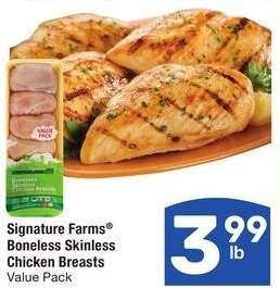 Signature Farms® Boneless Skinless Chicken Breasts - Value Pack