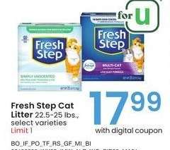 Fresh Step Cat Litter - 22.5-25 lbs., select varieties