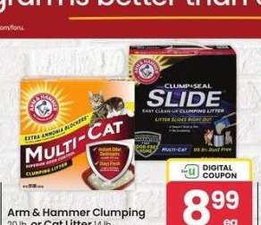Arm & Hammer Clumping 20 lb. or Cat Litter 14 lb. - Selected varieties.