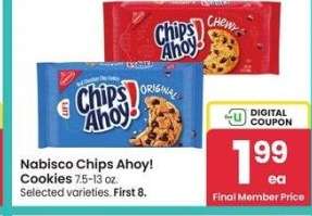 Nabisco Chips Ahoy! Cookies - 7.5-13 oz. Selected varieties.