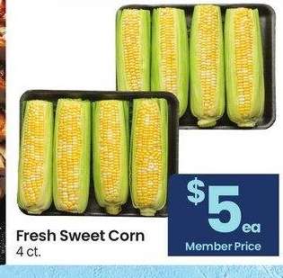 Fresh Sweet Corn - 4 ct.