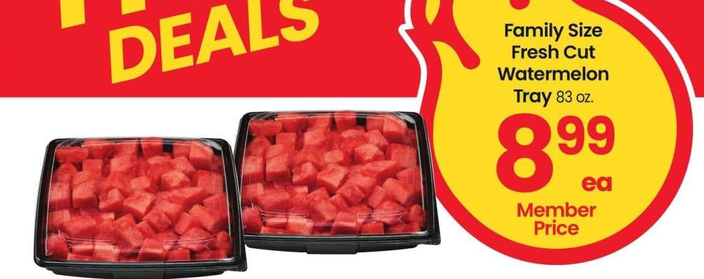 Family Size Fresh Cut Watermelon Tray - 83 oz.