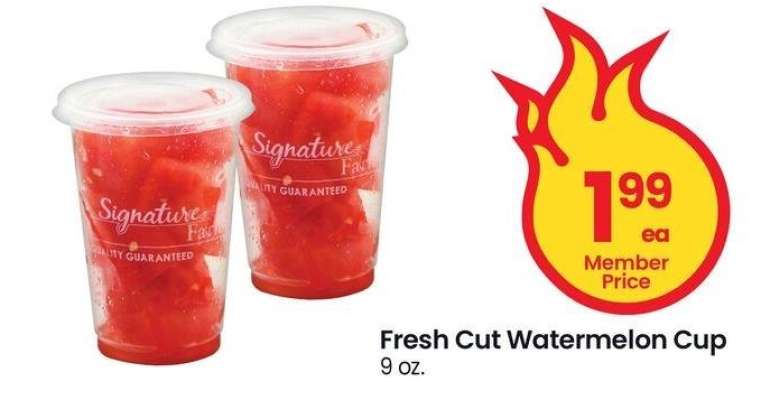 Fresh Cut Watermelon Cup - 9 oz.