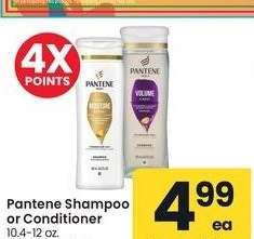 Pantene Shampoo or Conditioner - 10.4-12 oz. Selected varieties.