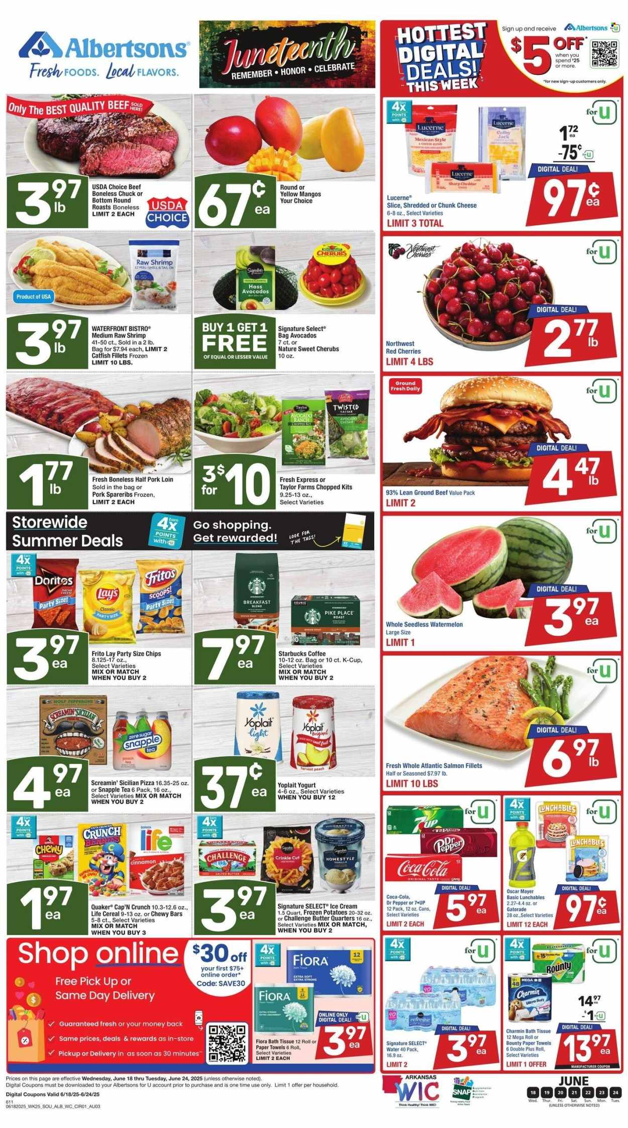 Albertsons ad - 06/18/2025 - 06/24/2025. Page 1