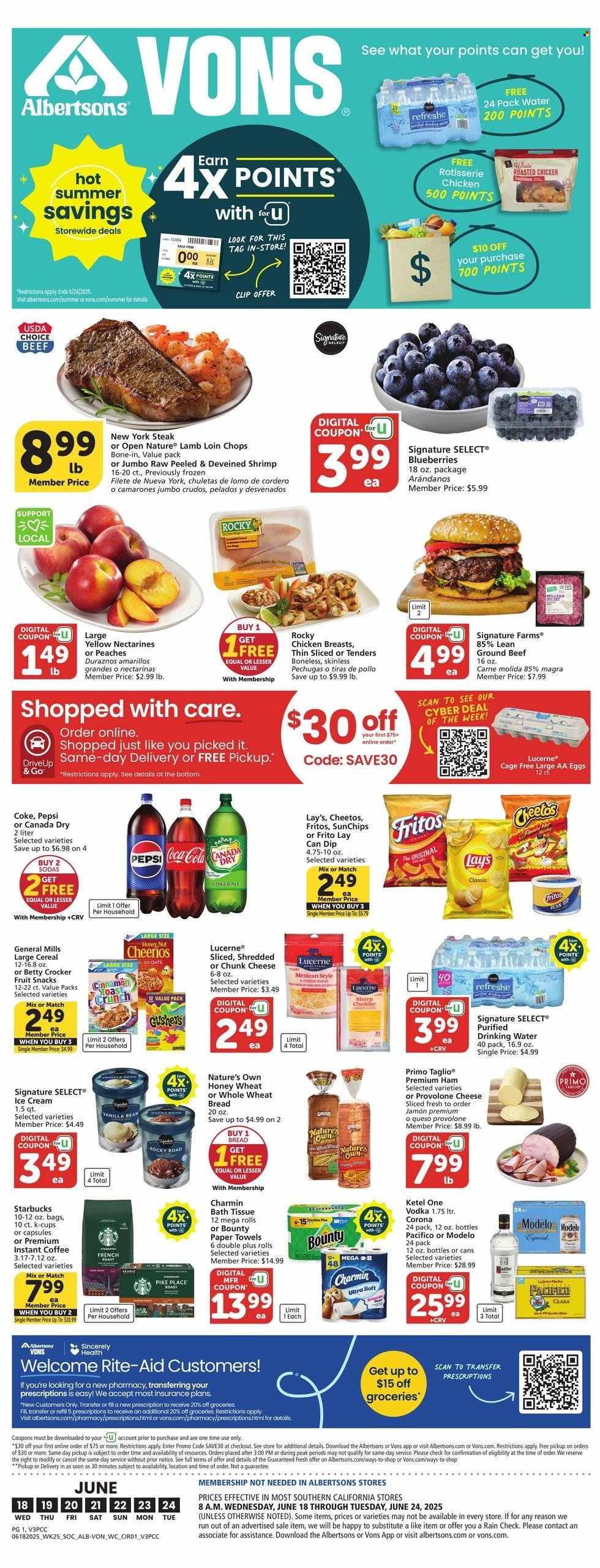 Albertsons ad - 06/18/2025 - 06/24/2025. Page 1