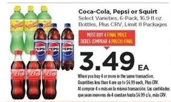 Coca-Cola, Pepsi or Squirt