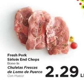 Fresh Pork Sirloin End Chops
