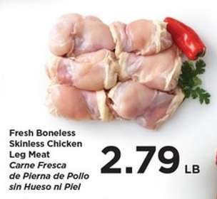 Fresh Boneless Skinless Chicken Leg Meat