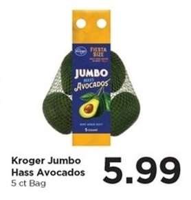 Kroger Jumbo Hass Avocados