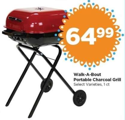 Walk-A-Bout Portable Charcoal Grill